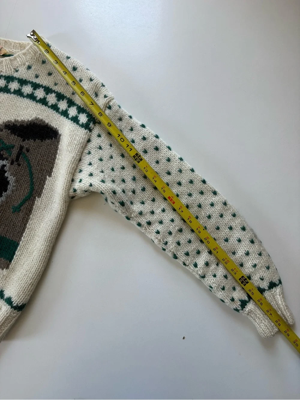 L.LBean Vintage Bean Boot Dog Wool Sweater Medium - Picture 5 of 12